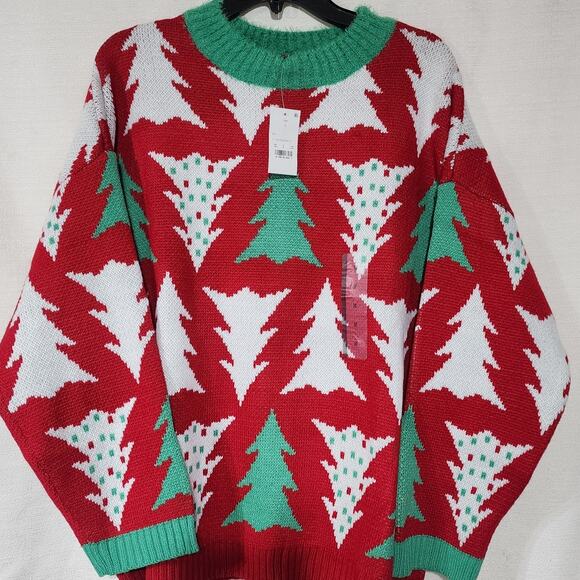 Christmas tree sweater by 33 degrees women's medium - Picture 1 of 6
